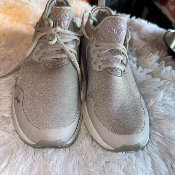 New Puma Soft Foam Optimal Comfort Women's Lilac/Pewter Shoes Size US 10 - Picture 3 of 10